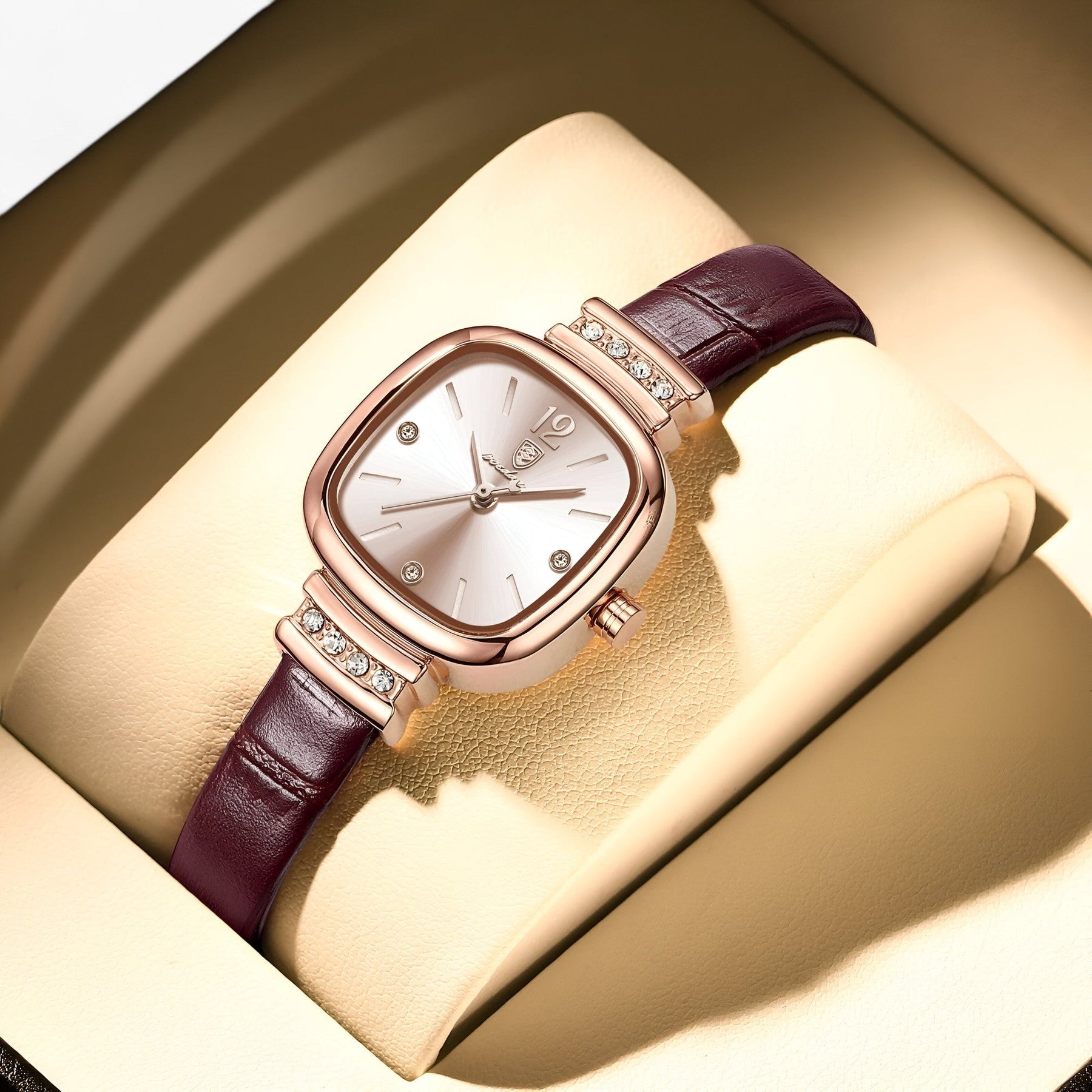 watches : Luxe Horloge voor Dames - Waterbestendig met Diamante Accenten in van Pantino