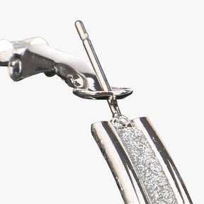 Earrings : Oorbellen Zilver - Stijlvolle Grote Hoops - Tijdloos & Trendy in van Pantino