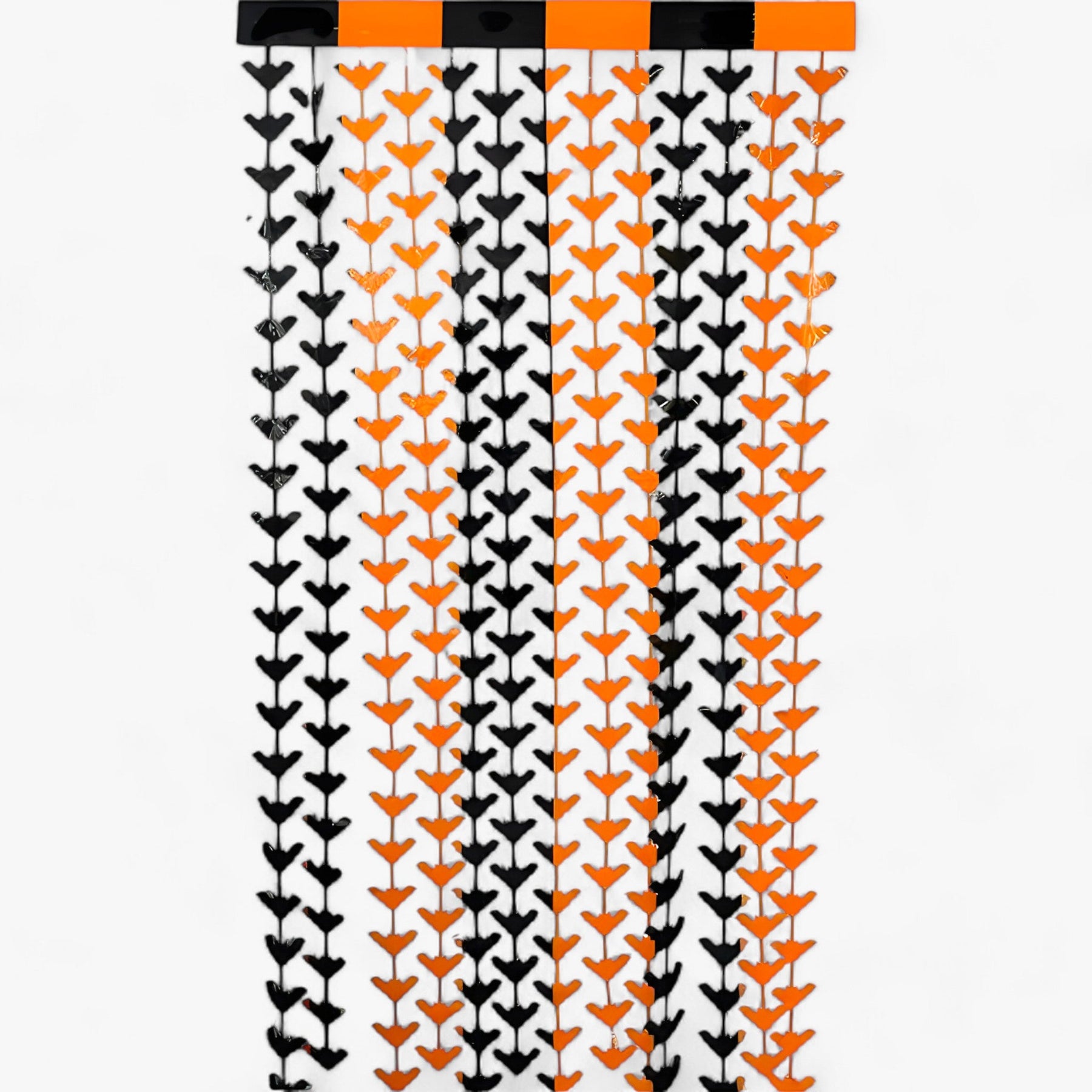 home & garden : Perfecte Achtergrond voor Spookhuisfeesten - Oranje Pompoen in Zwart en oranje vleermuis van Pantino