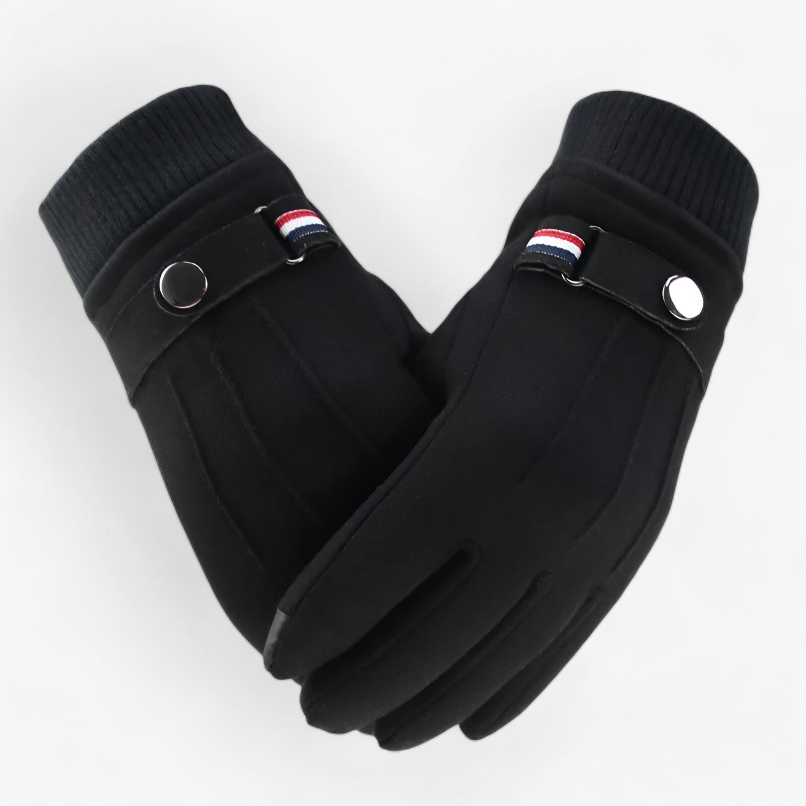 Winter Gloves : Handschoenen Grijs - Warme Suède Touchscreen Winterhandschoenen in van Pantino