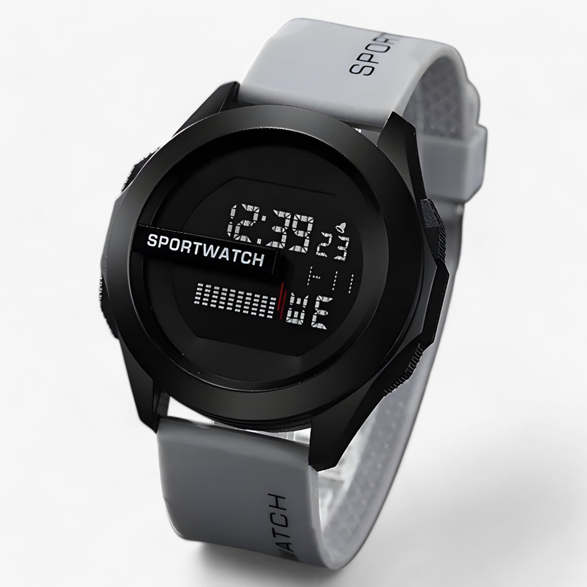 watches : Waterdichte Digitale Horloge A-Leemgroen - Robuust & Betrouwbaar voor Elk Avontuur in A-Grijs van Pantino