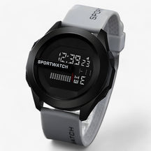 watches : Waterdichte Digitale Horloge A-Leemgroen - Robuust & Betrouwbaar voor Elk Avontuur in A-Grijs van Pantino