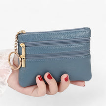 bags : Schoudertas voor Vrouwen Dames - Compakt en Elegant met Drie Ritsen - Rood in blauw van Pantino
