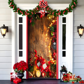 home & garden : HolidayCheer - Kerst Achtergrondbanner van Polyester - Creëer een Feestelijke Sfeer voor Uw Decoraties in Stijl-12 van Pantino