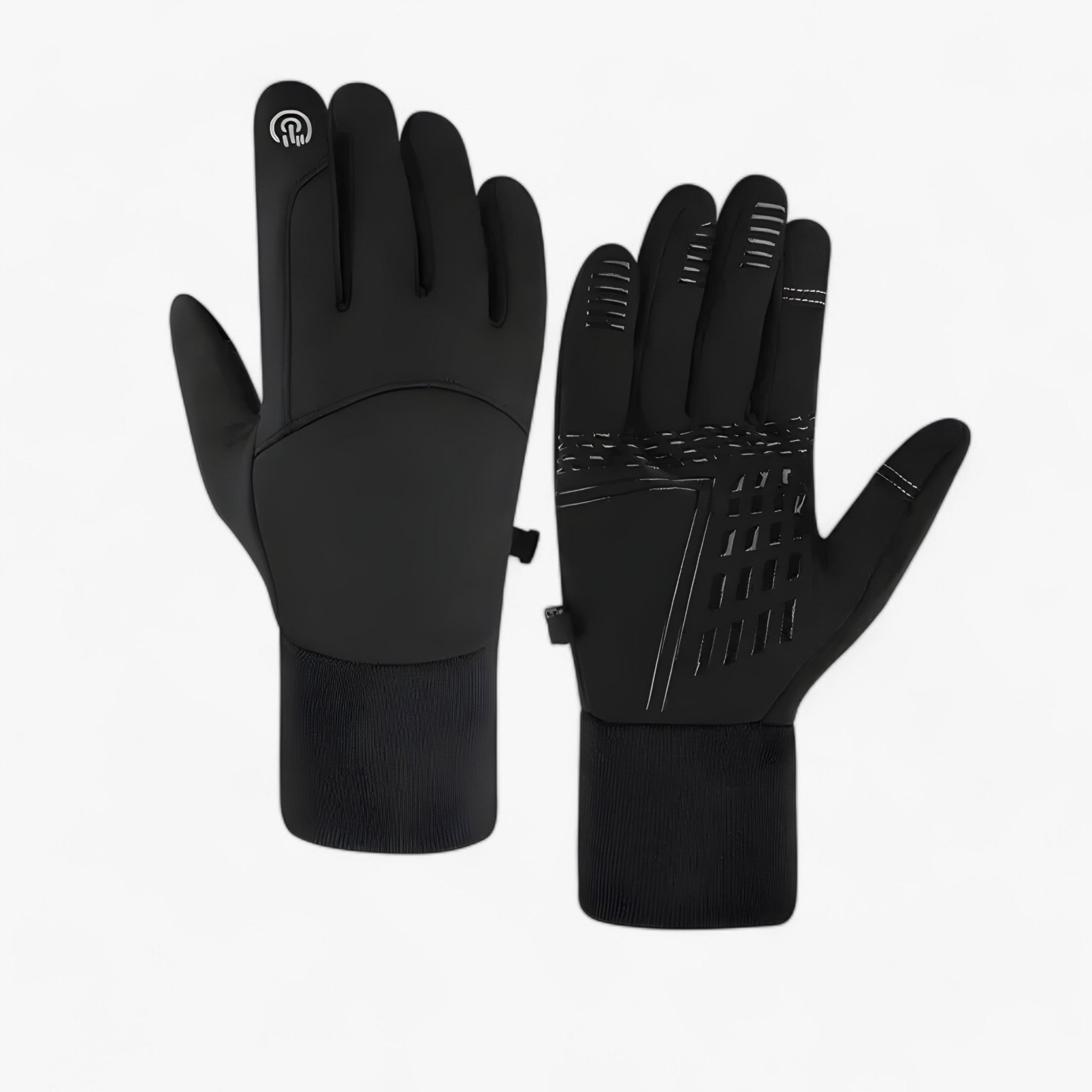 outdoor equipment : Winterhandschoenen met Touchscreen Waterdicht Winddicht Thermisch - Ideale Bescherming voor Buitenactiviteiten - Zwart in Zwart van Pantino