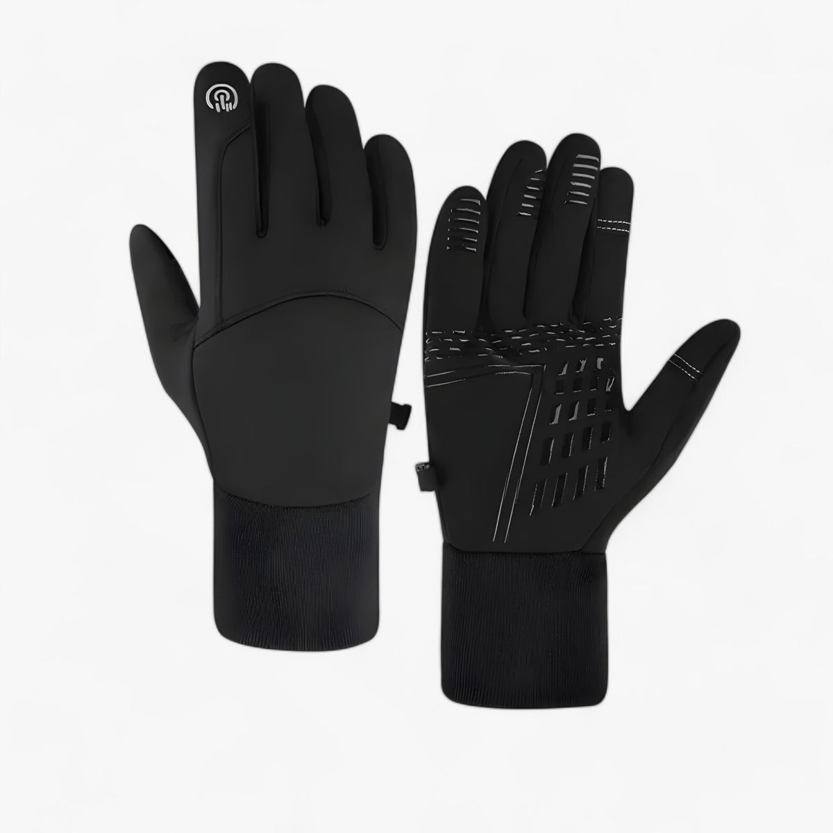 outdoor equipment : Winterhandschoenen met Touchscreen Waterdicht Winddicht Thermisch - Ideale Bescherming voor Buitenactiviteiten - Zwart in Zwart van Pantino