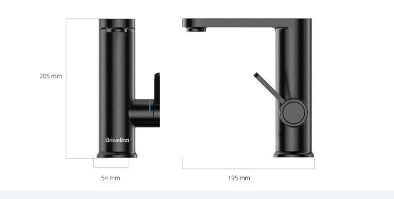 home & garden : Elektrische Boiler Warmwaterkraan - Mat Wit in van Pantino
