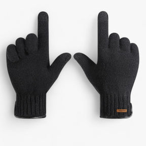Gloves : Winter Handschoenen voor Mannen Heren - Warmte & Stijlvol Comfort - 001Zwart in 001Zwart Eén maat van Pantino