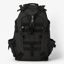 outdoor equipment : Militaire Tactische Rugzak van 40l - Zwart in Zwart van Pantino
