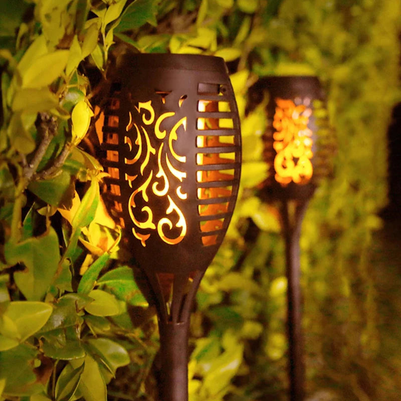 outdoor equipment : GroenLeven - Solar Tuinfakkel Draadloos Iedere Avond Tuinverlichting in van Pantino