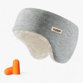 Earmuffs : Geluiddempende oorkappen voor volwassenen - Comfortabel grijs bont voor rust en concentratie in Grijs (met oordopjes) van Pantino
