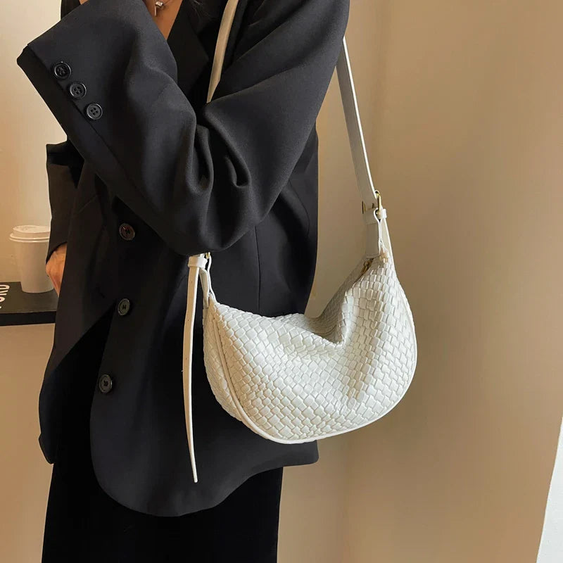 bags : Tote Bag Khaki - Woven Grain in van Pantino