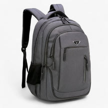 bags : Rugzak Heren Rood - Ruime Laptoprugzak voor Studenten in Donkergrijs van Pantino