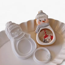 home & garden : Kerstkoekjesvormers en Stempels - Gemakkelijk en Creatief Feestelijk Bakken in Sneeuwpop van Pantino