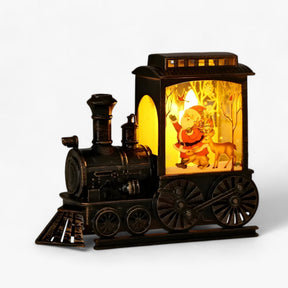 home & garden : Vintage Treinlampen - Draagbare Batterijlampen - Feestelijke Kerst in Kerstman met dieren 1 +1 GRATIS van Pantino