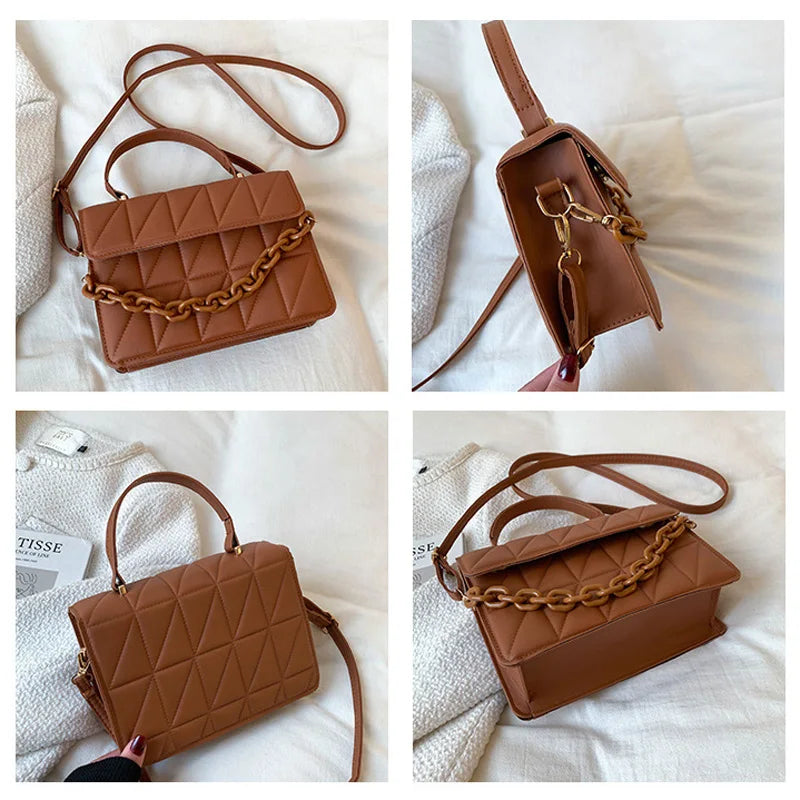 bags : Elegante Handtas Dames Medium Size Patroon - Zwart in van Pantino