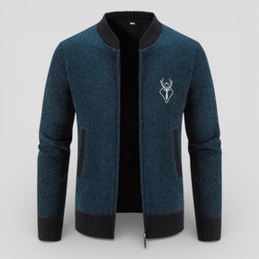 Cardigans pour hommes : Ritscardigan Heren 100% Merinowol - Warm, Zacht en Comfortabel in van Pantino