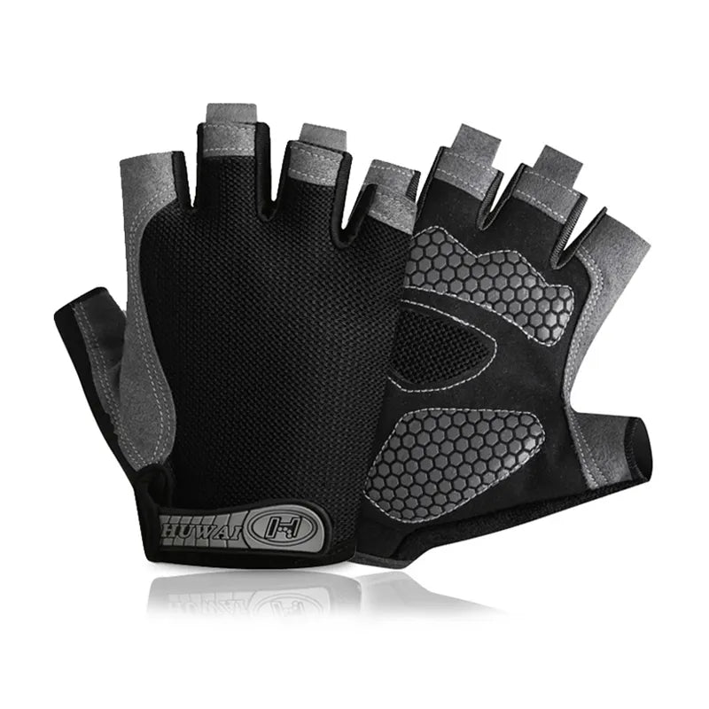 outdoor equipment : Sporthandschoenen Antislip voor Heren & Dames - Ademend, Comfortabel & Duurzaam - Ideaal voor Fitness & Fietsen in Upgrade Zwart van Pantino