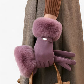 Gloves : Handschoenen Khaki - Elegante Touchscreen voor Warme Winterdagen in van Pantino