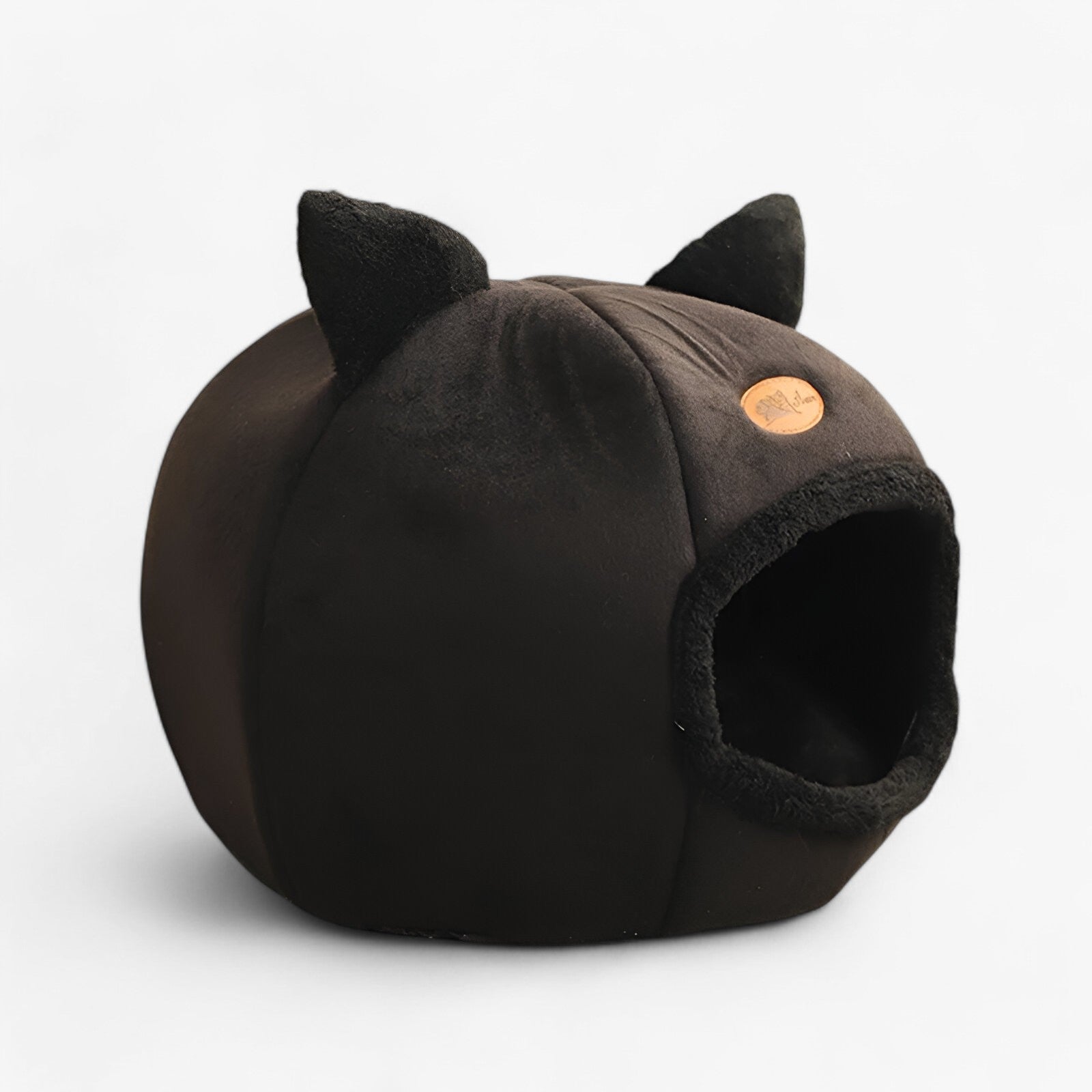 pets : Warm Winter Dierenmand - Zwart in van Pantino