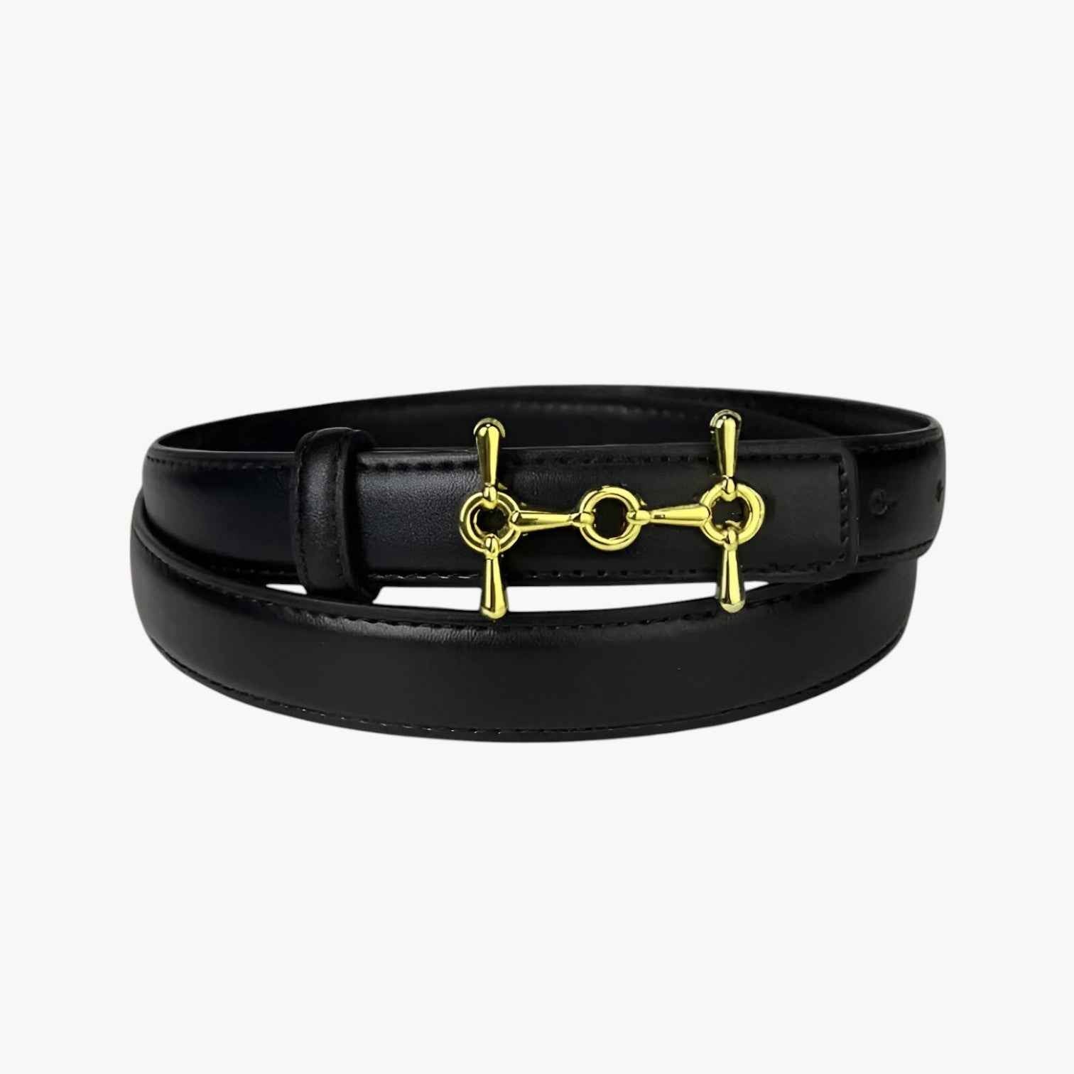 Women's Belt : Zwart Leren Herenjack, Klassieke Pasvorm, Tijdloos Design in van Pantinoshop