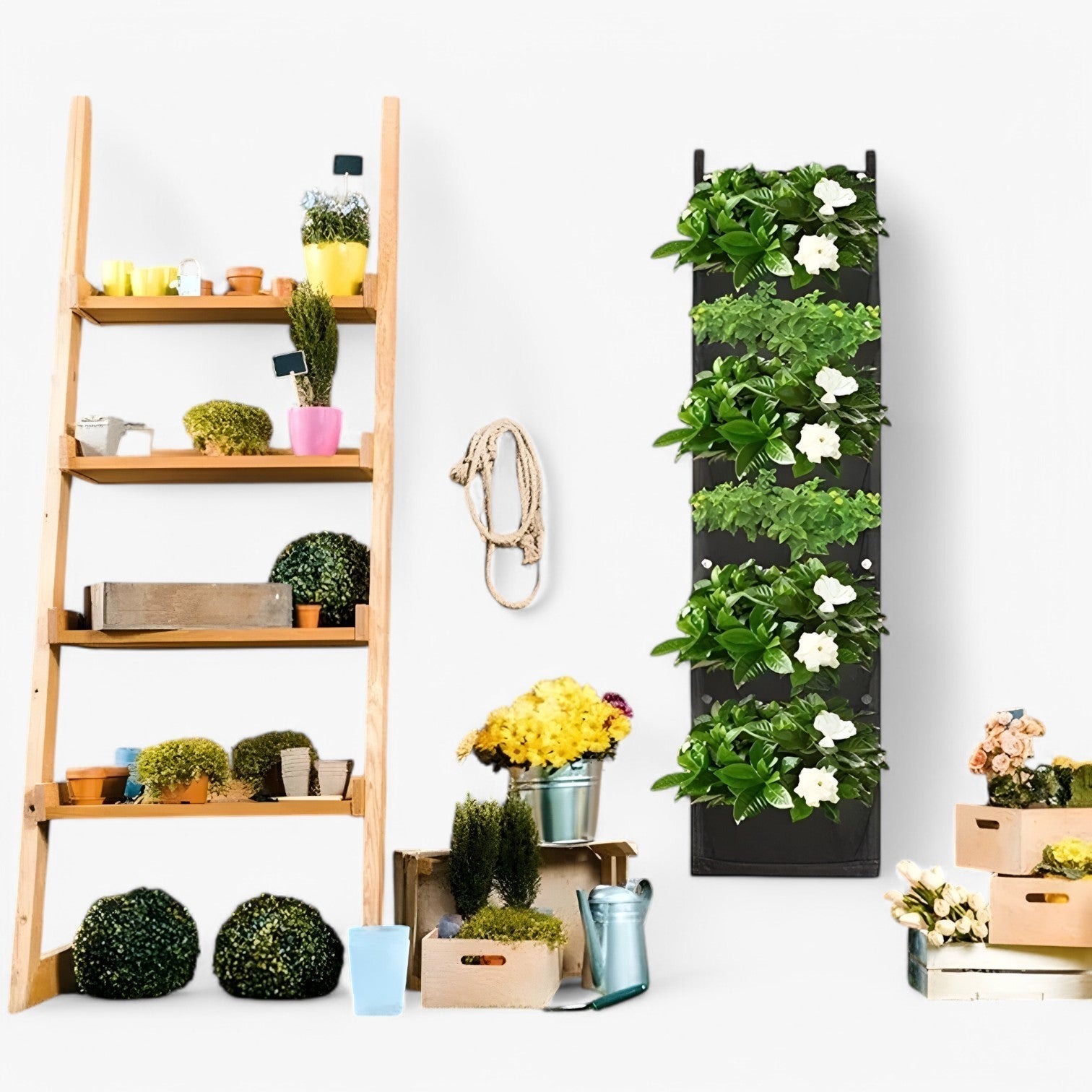 home & garden : Groei Zak - 7 Compartimenten voor Gezonde Groei - Zwart 7-pocket in van Pantino