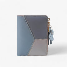 bags : Elegante Tas voor Vrouwen - Compact in PU-Leder - Zwart in Blauw van Pantino
