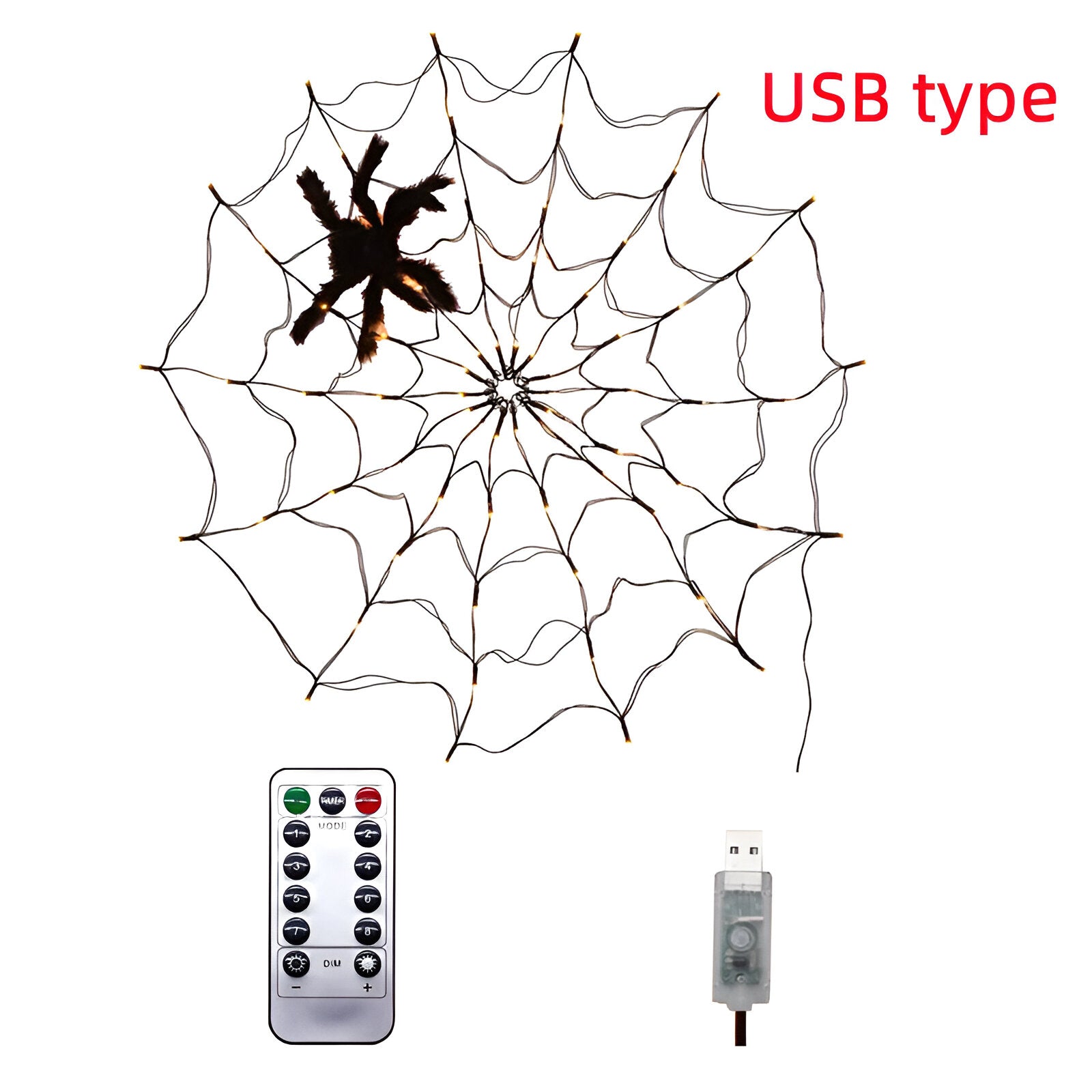 home & garden : Spooky Web Lights - Opvallend Halloween-Decor - Warm Wit in van Pantino