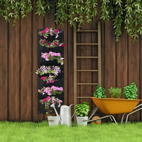 home & garden : Groei Zak - 7 Compartimenten voor Gezonde Groei - Zwart 7-pocket in van Pantino