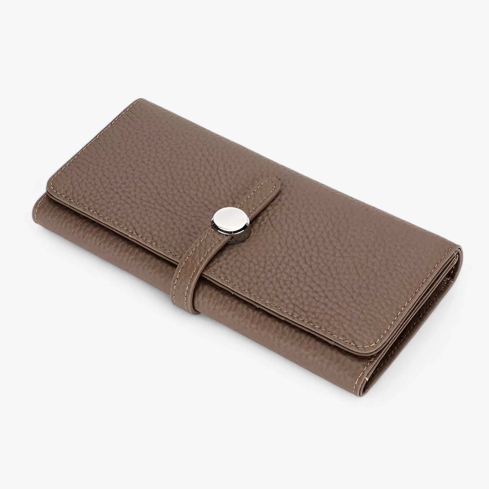 bags : Grote Handtas voor Vrouwen Dames - Elegante Echte Leer met Kaartmap - Zwart in kaki van Pantino