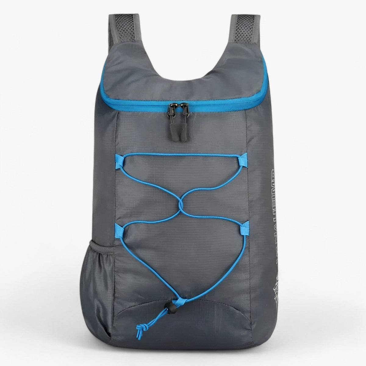 bags : Opvouwbare Rugzak - Compact en Praktisch - Donkerblauw in Grijs van Pantino
