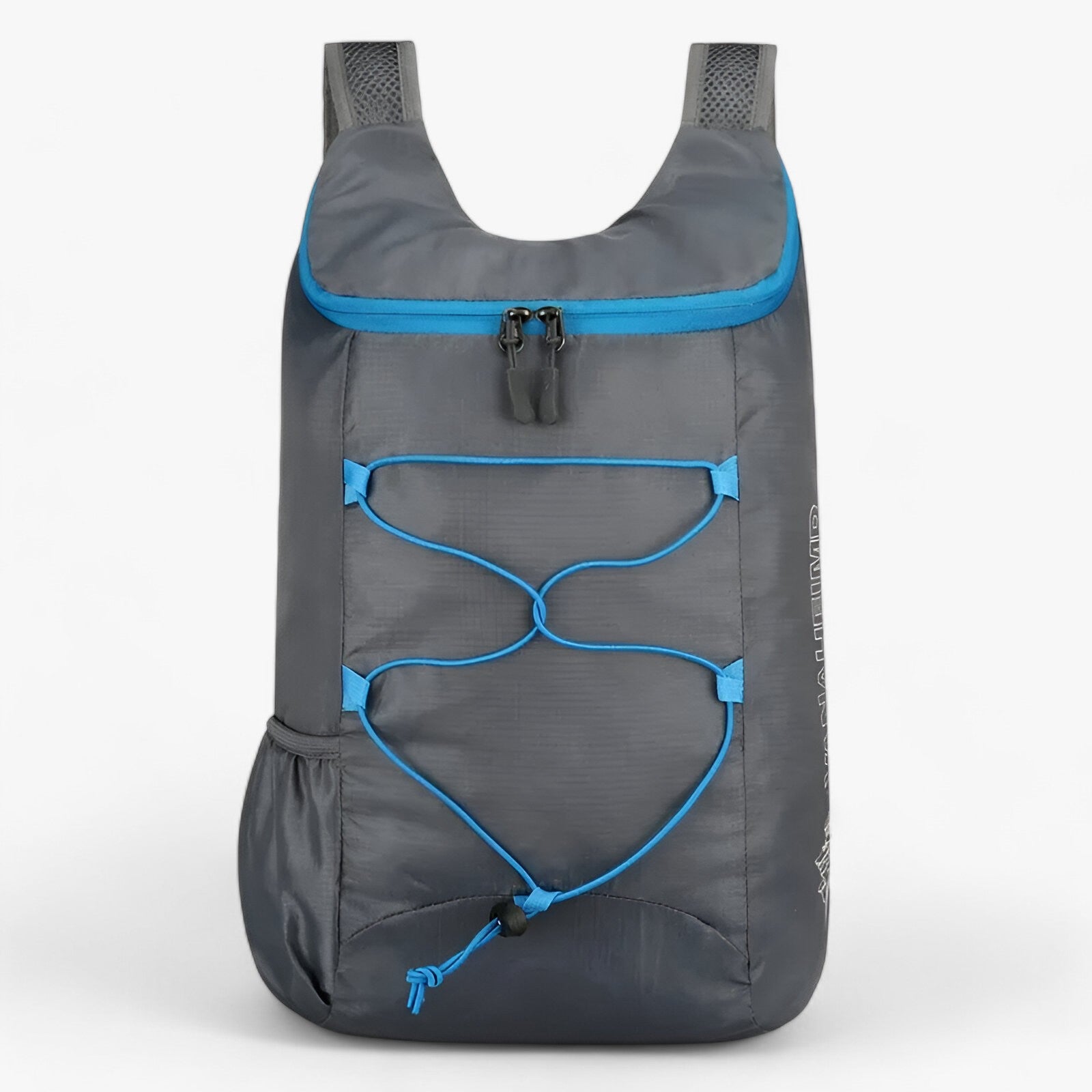 bags : Opvouwbare Rugzak - Compact en Praktisch - Donkerblauw in Grijs van Pantino