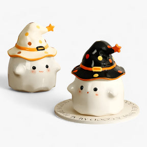 home & garden : Grappige Spook Keramiek Tassen - Koffietassen met Deksel voor Halloween - Zwart in van Pantino