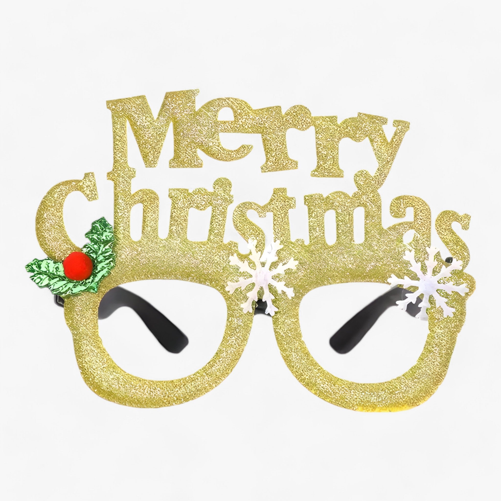 Party Glasses : Bril Heren - Feestelijke Celebrant - Kerstbril met Kerstman, Kerstboom en Sneeuwman in I van Pantino