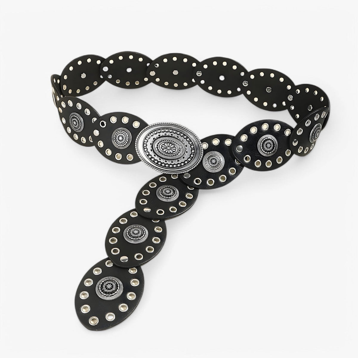 other : Vintage Verstelbaar Riem - Retro Elegantie - Zwart in zwart 119cm van Pantino