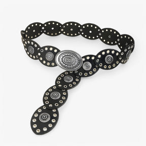 other : Vintage Verstelbaar Riem - Retro Elegantie - Zwart in zwart 119cm van Pantino