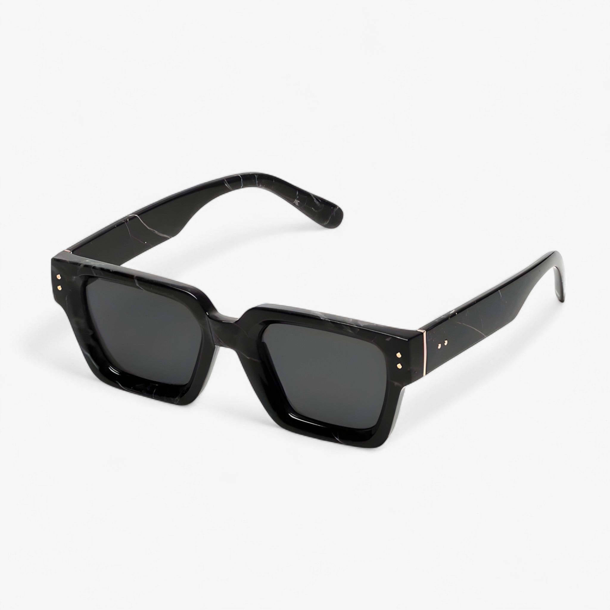 Sunglasses : Zonnebril unisex geel vierkant - Trendy UV400 bescherming voor dames en heren in van Pantino