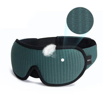 other : UltraComfort 3D Slaapmasker: Perfecte Duisternis - Zwart in Groen van Pantino