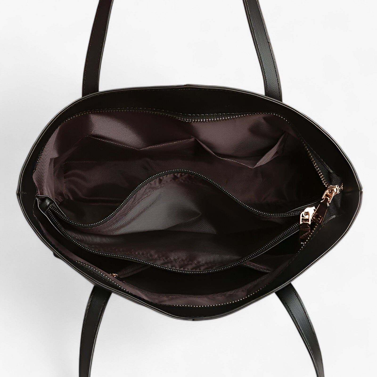 bags : Handtas voor Vrouwen Dames - Ruimte & Kwaliteit in PU Leer - Zwart in van Pantino