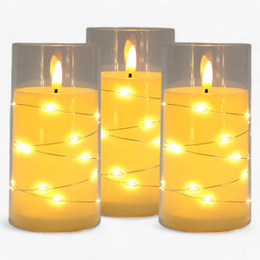 home & garden : Elektronische Kaars - Sfeervolle Verlichting - Beige in van Pantino