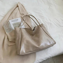 Tassen : Stijlvolle Grote Tas - Bruin in Beige van Pantino
