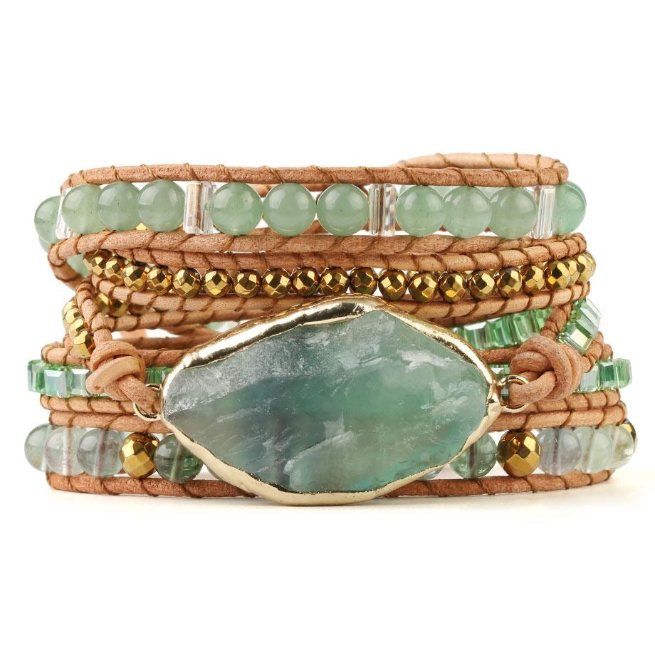 Bracelet : Helende Armband - Groene Aventurijn in Groene Aventurijn van Pantino