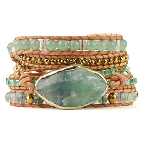 Bracelet : Helende Armband - Groene Aventurijn in Groene Aventurijn van Pantino