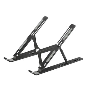 Laptop Stand : AeroLift - De Beste Laptop Houder van - Zilver in Zwart van Pantino