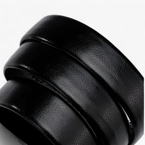 Men's Belt : Riem Heren Zwart - Veelzijdige PU-Leren in van Pantino