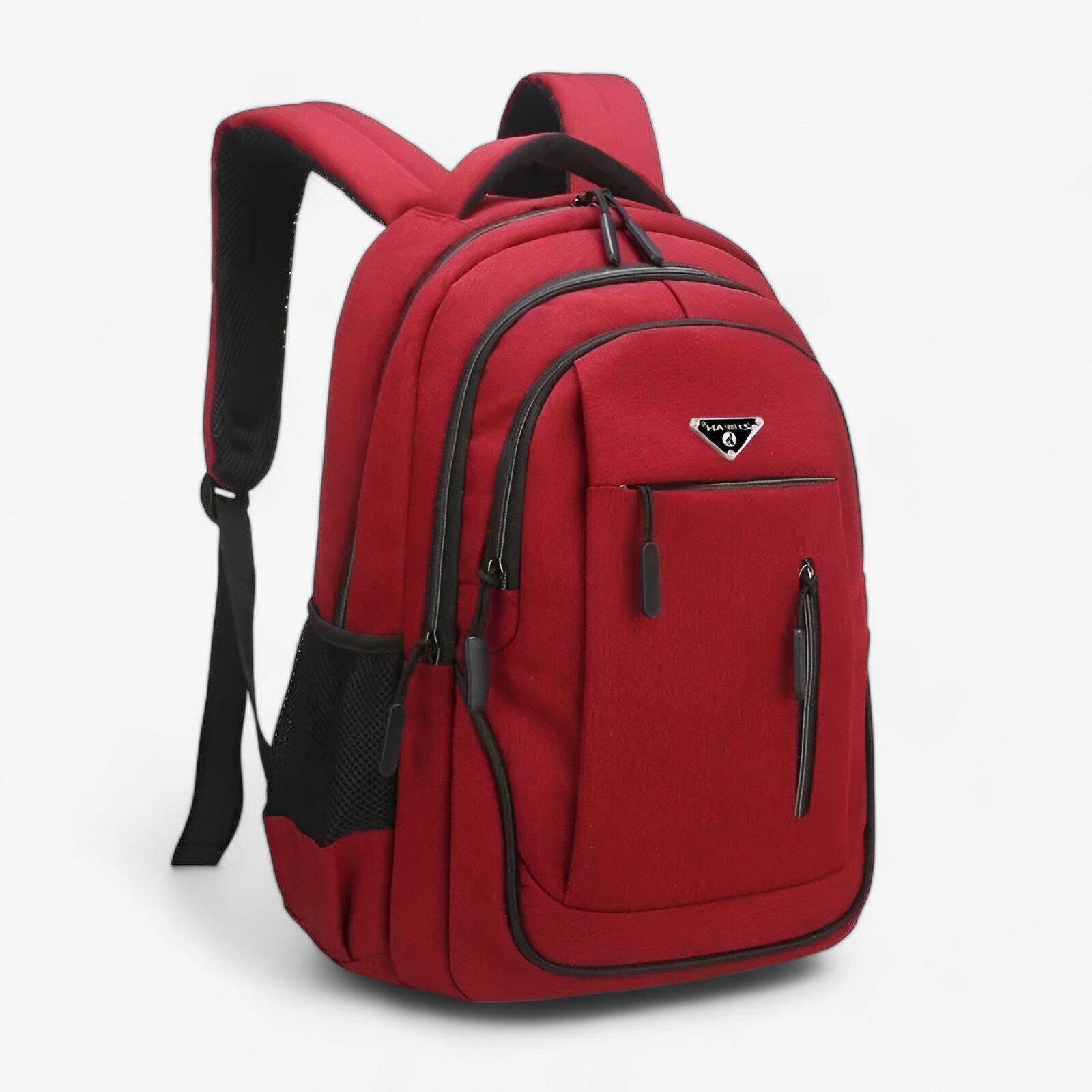 bags : Rugzak Heren Rood - Ruime Laptoprugzak voor Studenten in Rood van Pantino