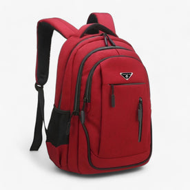 men's backpack : Rugzak Heren Rood - Ruime Laptoprugzak voor Studenten in Rood van Pantinoshop