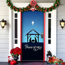 home & garden : HolidayCheer - Kerst Achtergrondbanner van Polyester - Creëer een Feestelijke Sfeer voor Uw Decoraties in Stijl-13 van Pantino