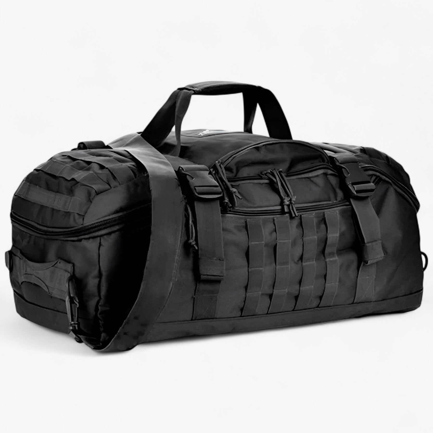Duffle Bag : Heren Polyester Duffle Bag voor Buitenactiviteiten - Groen in Zwart van Pantino