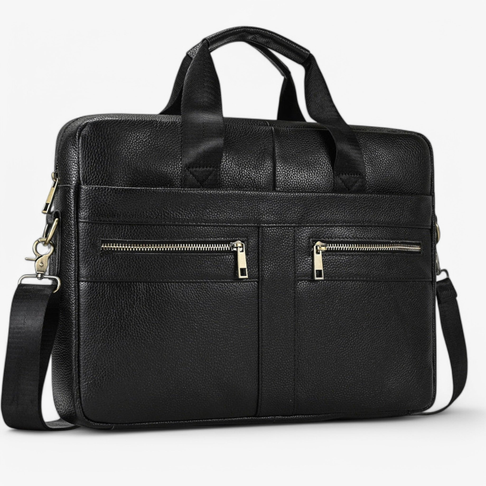 bags : Reiskoffer Bruin - Zakenkoffer Aluminium in Zwart van Pantino